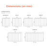 Radiateur chaleur douce horizontal blanc - BALÉARES 2 - THERMOR