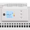 Radiateur connecté gain de place horizontal blanc mat 1250W INGENIO 4 -THERMOR - 479324