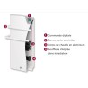 Sèche-serviettes digital avec soufflerie 1400W blanc MAJORQUE - THERMOR - 493151