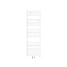 Sèche-serviettes eau chaude étroit 500W raccordement central blanc brillant RIVA 4 - THERMOR - 471611
