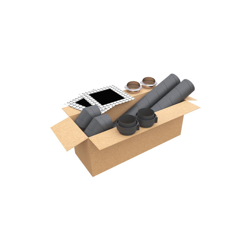 Kit de raccordement pour chauffe eau thermodynamique D160mm - UBBINK - 188850