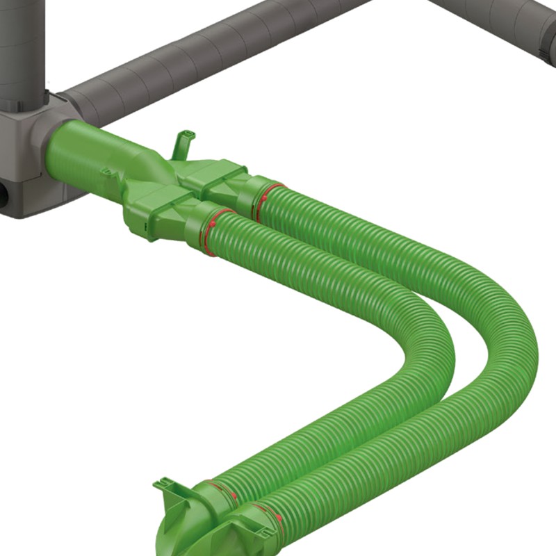 Conduit flexible AE48C Air Excellent. couronne de 25m. traité antistatique et antimicrobien - UBBINK - 188372