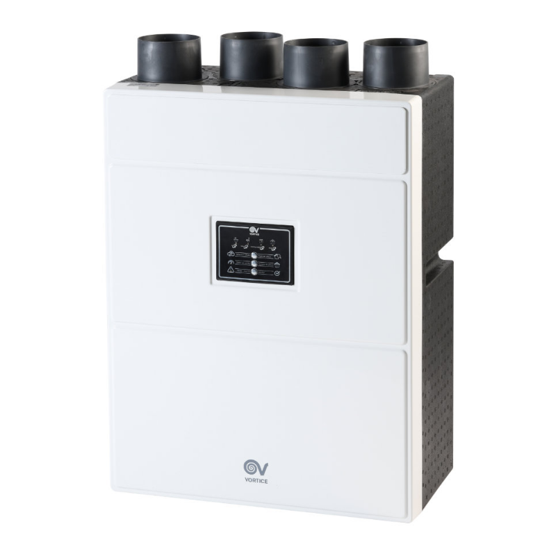 VMC double flux autoréglable haut rendement 300 m3/h - NETI - VORTICE - VDFTN