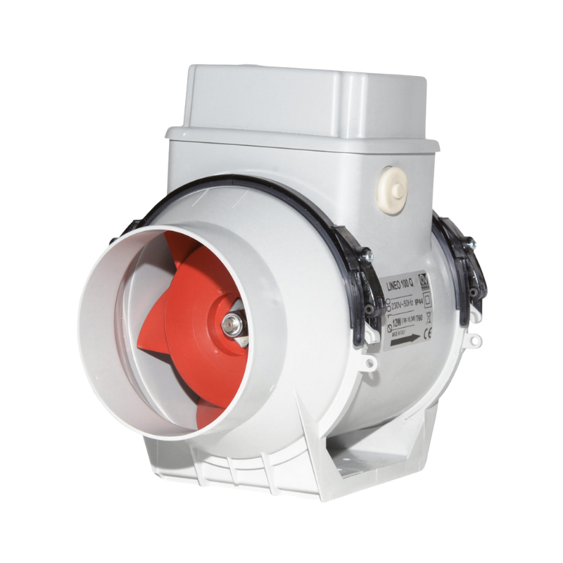 Extracteur centrifuge en conduit tempo diamètre 100mm 155/200m3/h - LINEO - VORTICE - XLT100Q