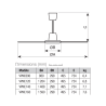 Ventilateur plafonnier d'intérieur blanc 160 cm - VORTICE - VPNE160