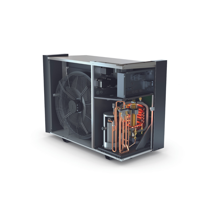 Ensemble Pompe à chaleur Air Eau Monobloc IXTRA M Compact monophasé - ATLANTIC