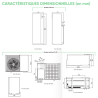 Ensemble Pompe à chaleur Air Eau Monobloc IXTRA M DUO Monophasé - ATLANTIC