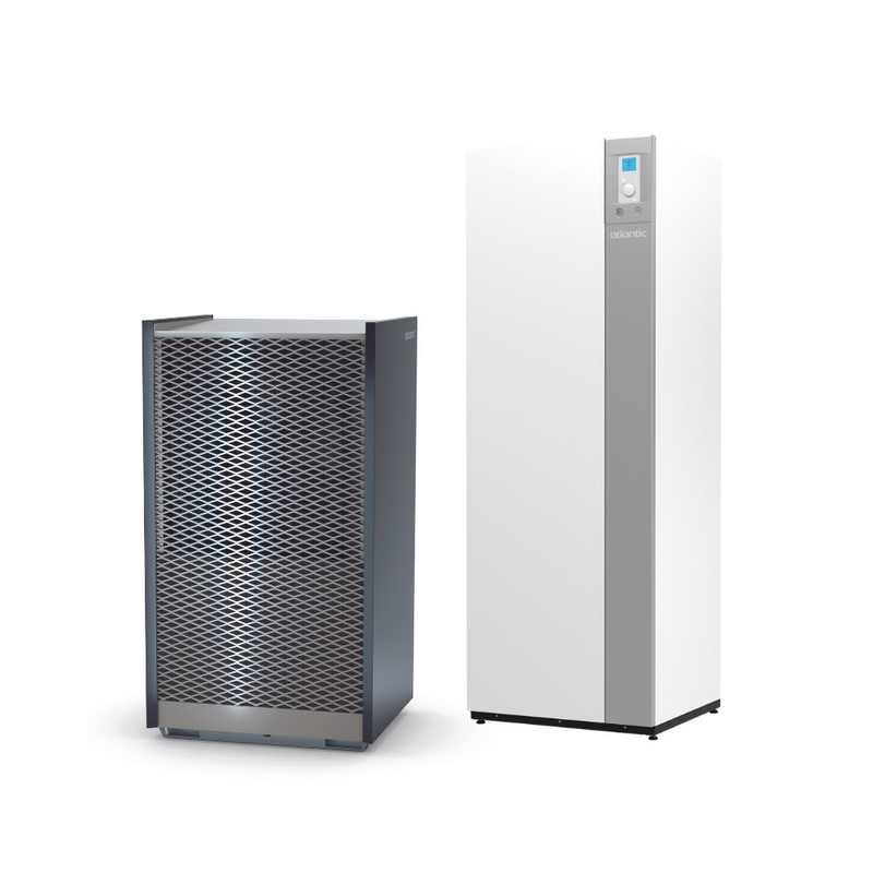 Ensemble Pompe à chaleur Air Eau Monobloc IXTRA M DUO triphasé - ATLANTIC