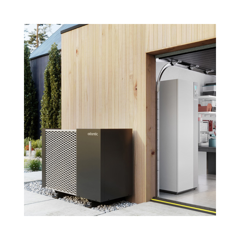 Ensemble Pompe à chaleur Air Eau Monobloc IXTRA M DUO monophasé - ATLANTIC