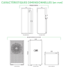 Ensemble Pompe à chaleur Air Eau Monobloc IXTRA M DUO monophasé - ATLANTIC
