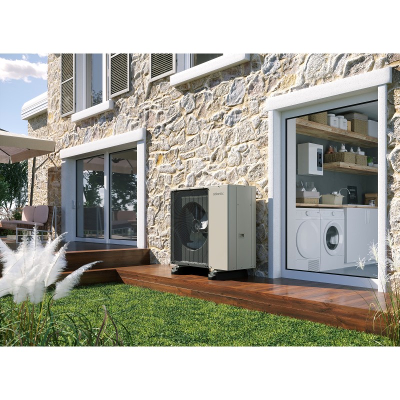 Pompe à chaleur monobloc air eau Alfea Excellia M Compact monophasée - ATLANTIC