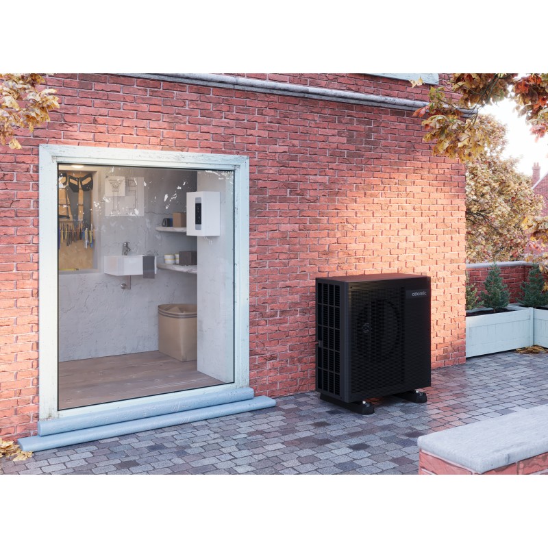 Pompe à chaleur monobloc air eau Alfea M Compact monophasée - ATLANTIC
