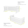 DECOCLIM - Extension hauteur pour caches DECOCLIM anthracite taille S - DECOCLIM-23AS7016-PLUS
