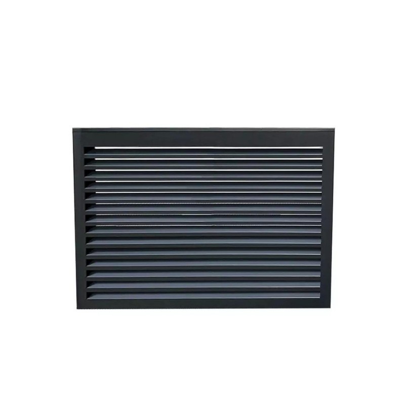 Face dos pour cache en aluminium anthracite taille S - DECOCLIM - 23AS7016-DOS