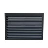 Face dos pour cache en aluminium anthracite taille S - DECOCLIM - 23AS7016-DOS