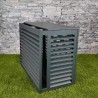 Face dos pour cache en aluminium anthracite taille S - DECOCLIM - 23AS7016-DOS