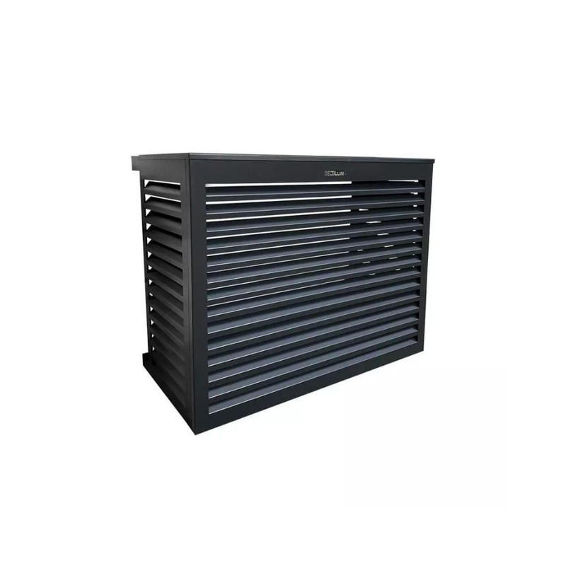 Cache unité extérieure aluminium anthracite - DECOCLIM