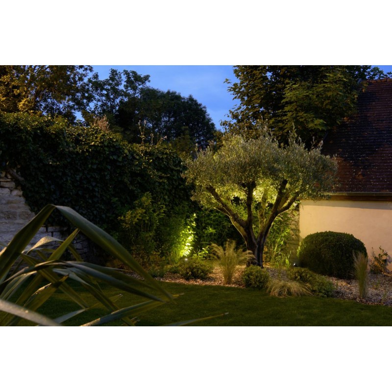 Projecteur extérieur BIG NAUTILUS spot sur piquet noir GU10 11W max. IP65 - SLV - 227410