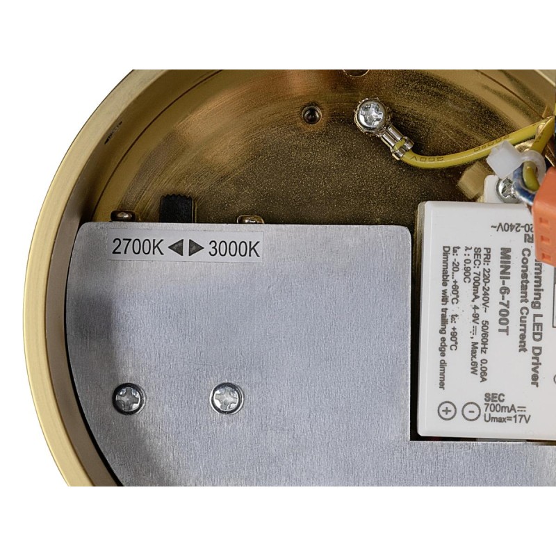 Suspension QUIMERA intérieur L150 cm 2700/3000 K PHASE laiton brossé - SLV - 1008033