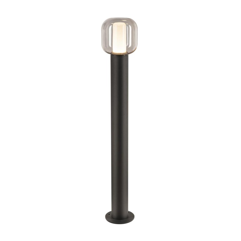 Borne extérieure OVALISK 100 gris LED 9W 3000/4000K interrupteur CCT - SLV - 1004681