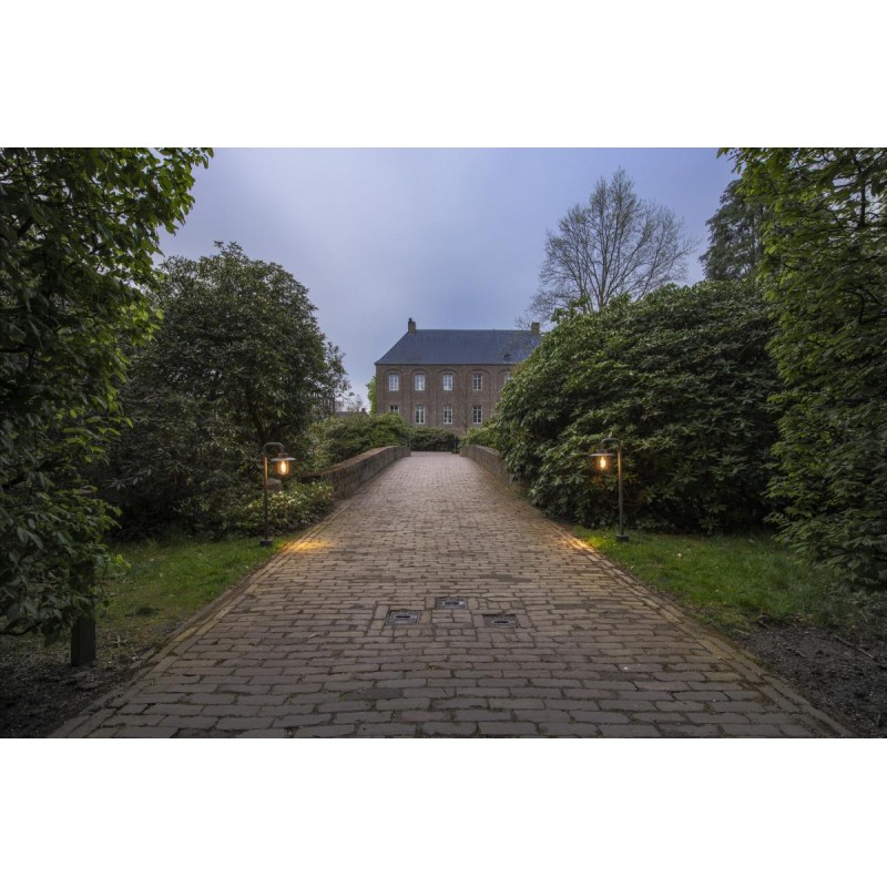 Borne extérieure MOLAT gris E27 60W max IP44 - SLV - 1000822