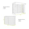 Cache unité extérieure aluminium blanc - DECOCLIM