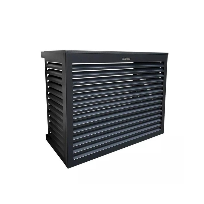Cache unité extérieure aluminium blanc - DECOCLIM