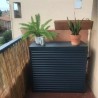 Cache unité extérieure aluminium blanc - DECOCLIM