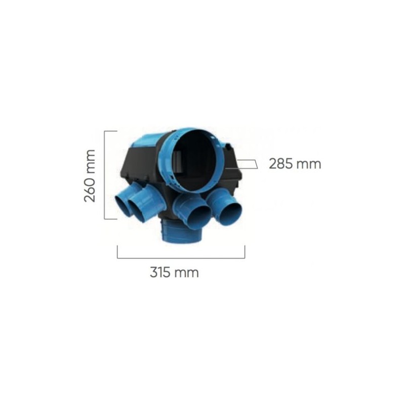 VMC simple flux hygroréglable - Hygrocosy - 412291 ATLANTIC - 412291