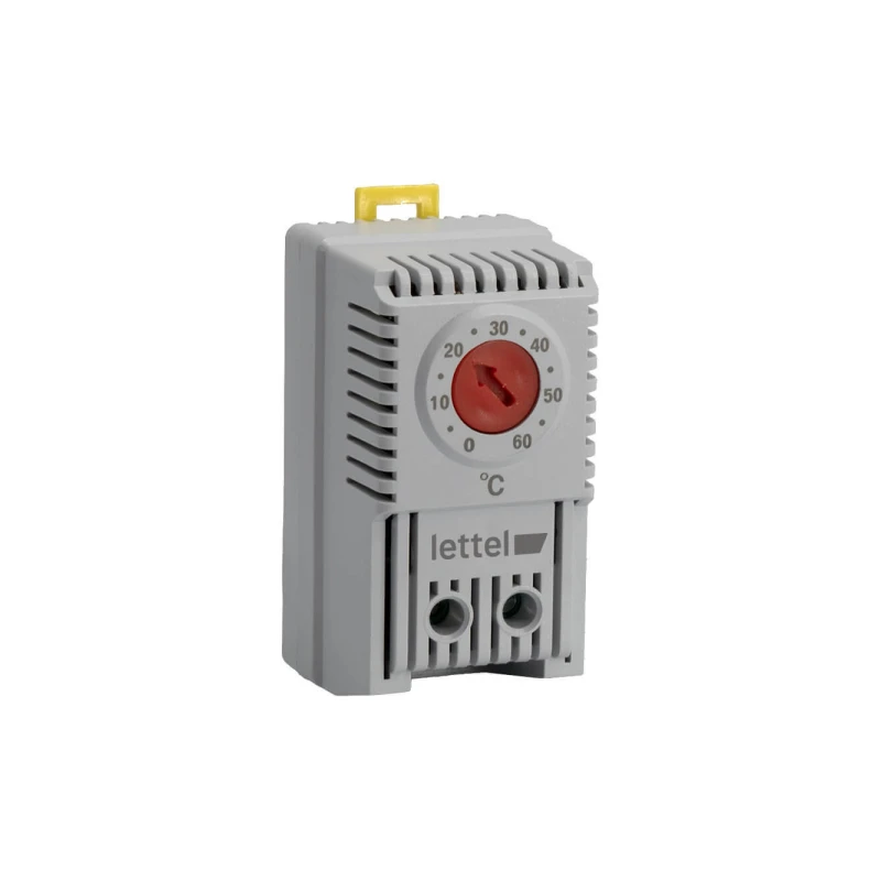 Thermostat de chauffage NF pour régulation d'armoire électrique 0-60C - LETTEL - GTA-THR-0-60