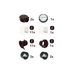Kit accessoires pour VMC double flux T5 D160 mm, réseau flexible - ALDES - 11091779