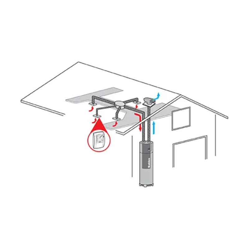 Chauffe-eau thermodynamique T.Flow Hygro+ 200L - ALDES
