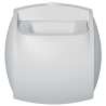 Bouche autoréglable D125mm blanc WC/SDB - BAP'SI - ALDES